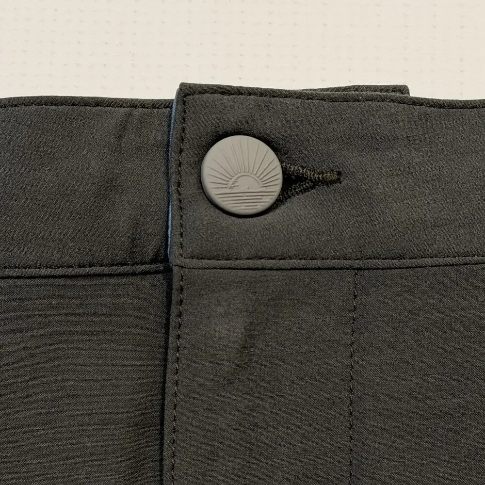 Faherty All Day Shorts Mens 40 Gray 5 Inseam Chino Quick Dry Stretch Casual
